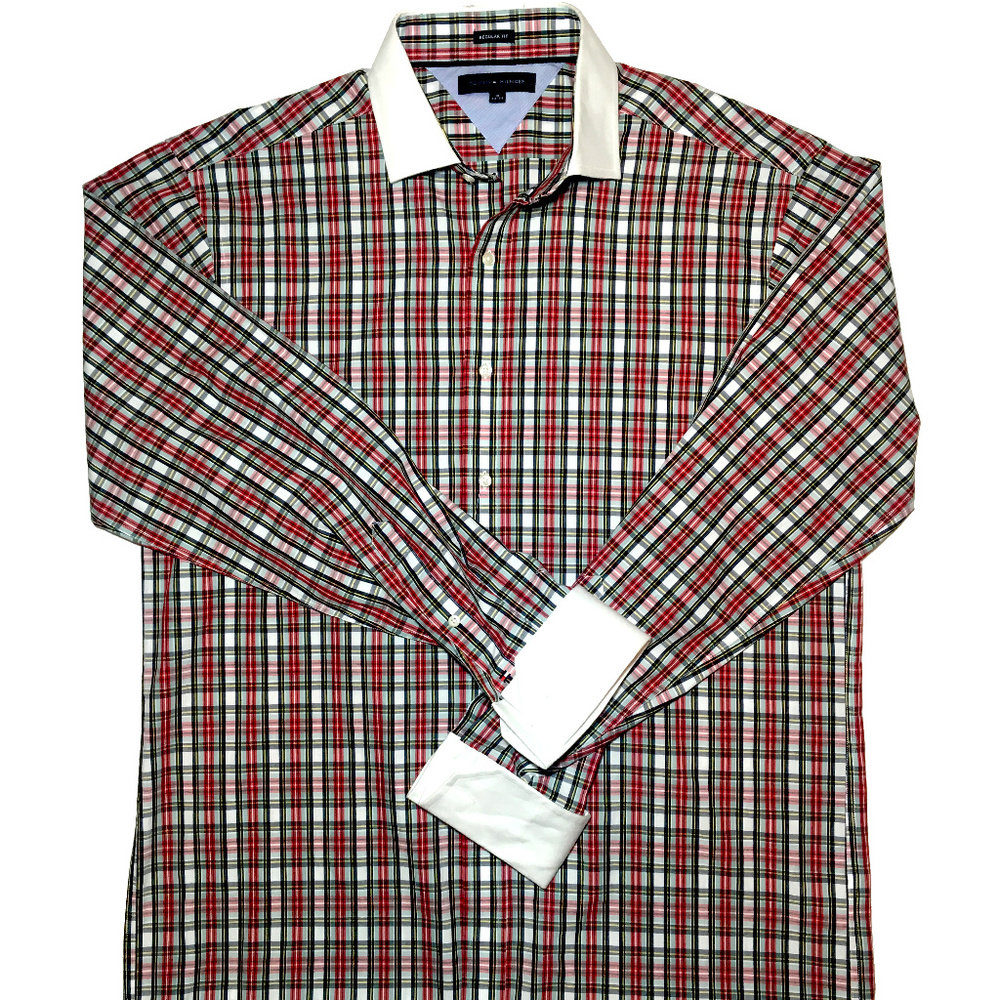 L 90's Tommy Hilfigure button down shirt